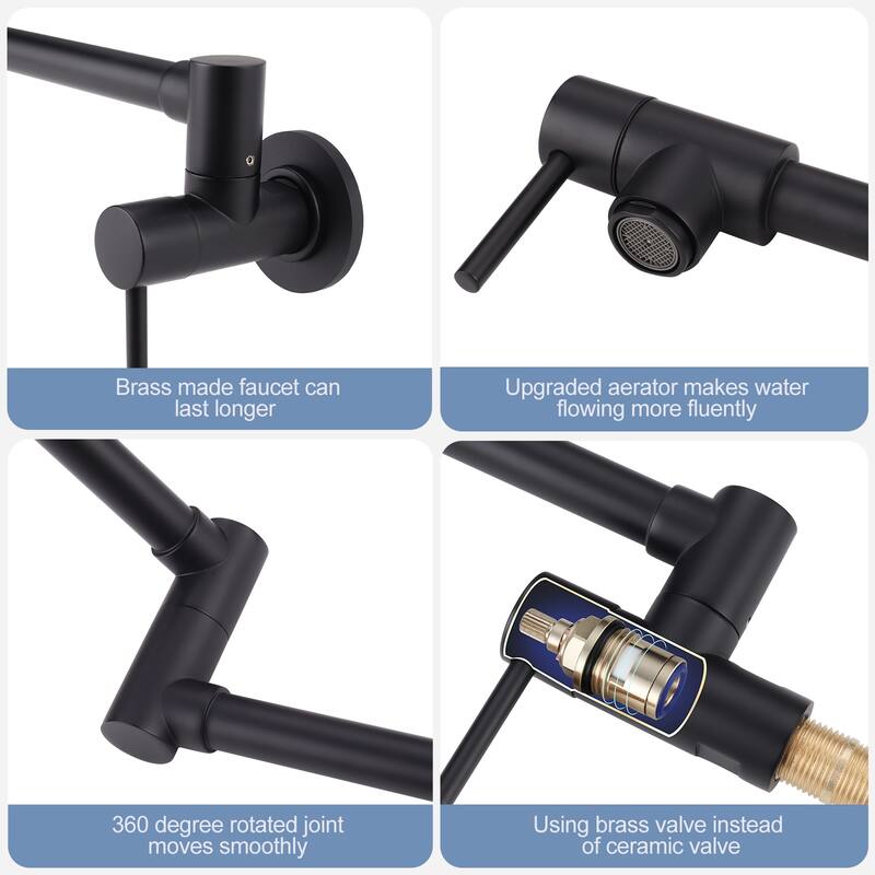 WOWOW Wall Mounted Pot Filler