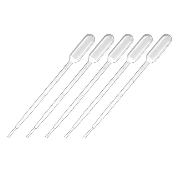 20 Pcs 1ml Disposable Pasteur Pipettes Liquid Drop Droppers Graduated