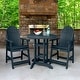 preview thumbnail 11 of 45, HIGHWOOD Hamilton 3-piece Counter-Height Outdoor Dining Set