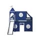 preview thumbnail 46 of 117, JACKPOT Prince & Princess Low Loft Twin Bed, Ladder Slide Tent & Tower