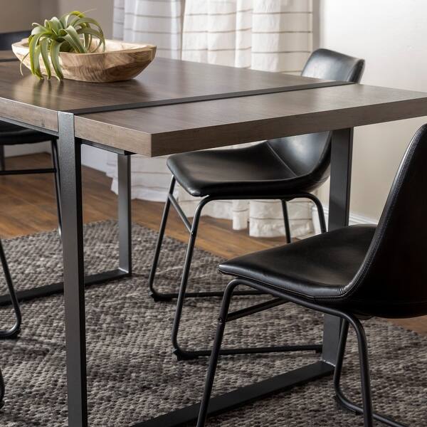 Shop 5 Piece Urban Blend Modern Industrial Dining Set On Sale