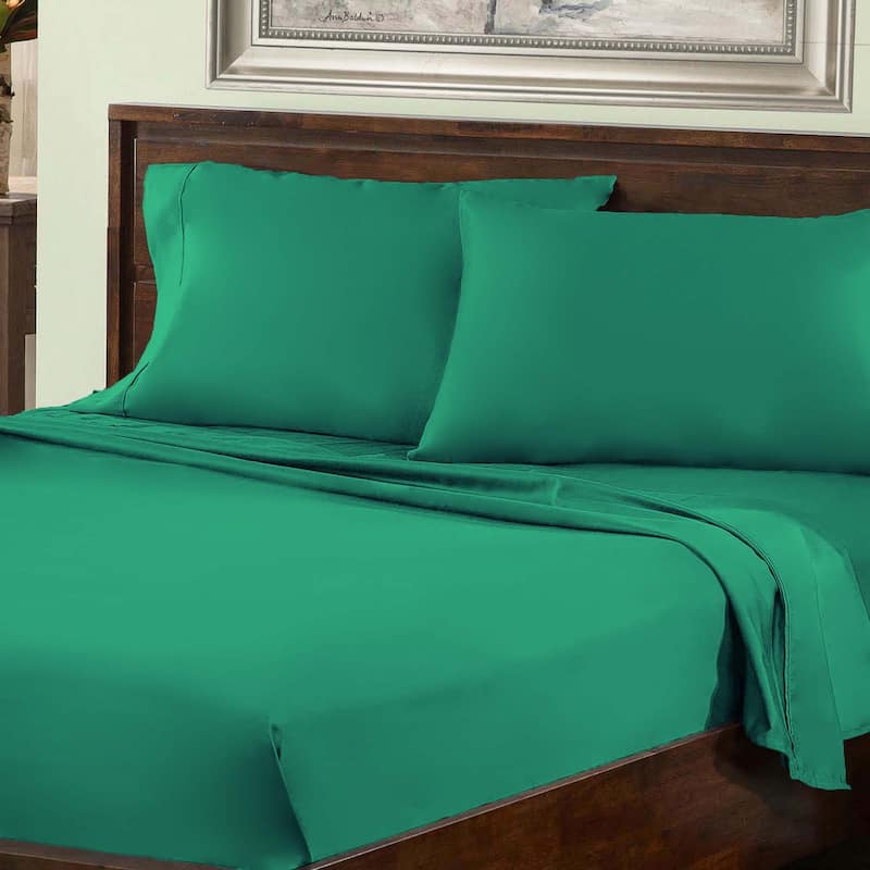 Superior 800 Thread Count Cotton Blend Sheet Set - California King - Hunter Green