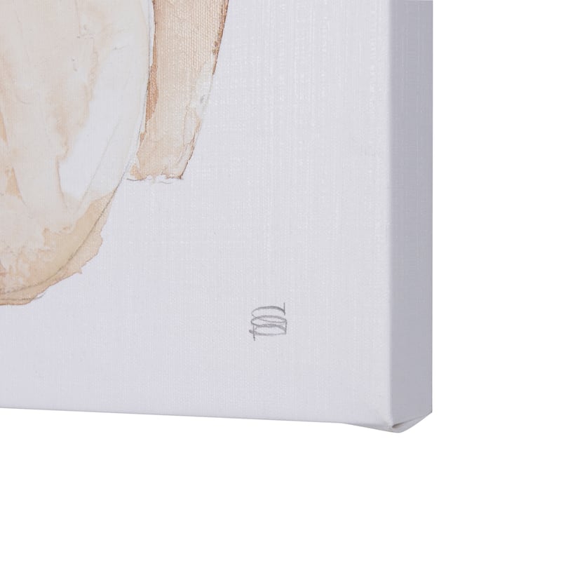 Vase Gray Pods (30 x 45 ) Canvas Art Print