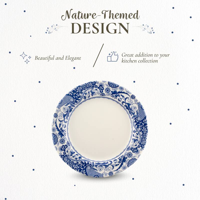 Spode Blue Italian Brocato Plate