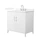 Option White / White Quartz Top / Brushed Nickel Hardware