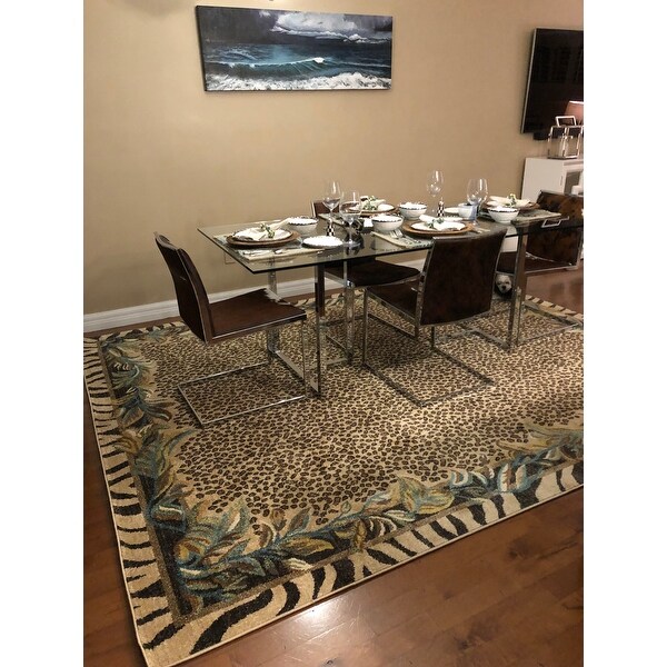 8' x 10' Beige nuLOOM Skin Contemporary Leopard Area Rug 8' x 10' Beige nuLOOM Skin Contemporary Leopard Area Rug