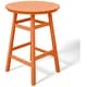 preview thumbnail 5 of 7, Polytrends Laguna Hdpe All Weather Outdoor Patio 35" Round Bar Table