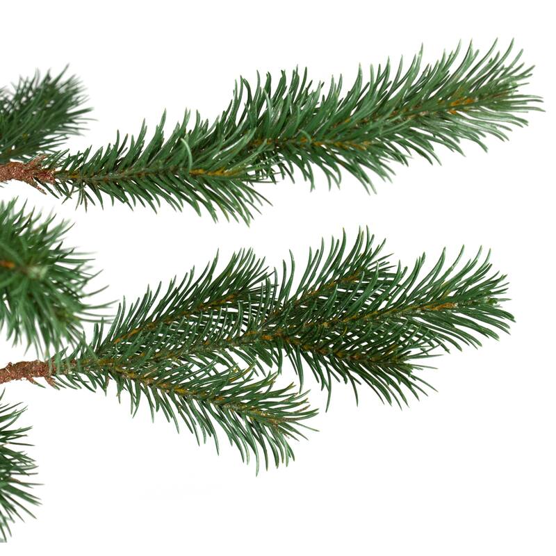 Ponderosa Pine Medium Artificial Christmas Tree Jute Base Unlit 3' - 3 Foot