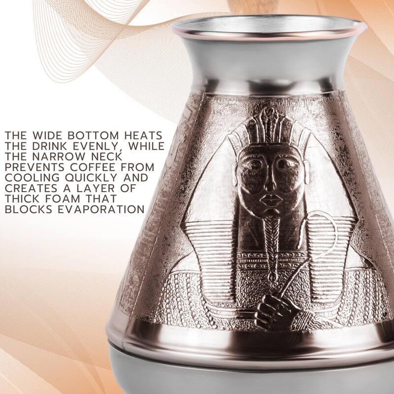 STP Goods Copper Turkish Coffee Pot Cezve