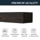 preview thumbnail 5 of 9, Grondin Wall-Mounted Rustic Wood Fireplace Mantel Handcrafted Farmhouse Fireplace Nantel Shelves Floating Mantel Wall Shelf