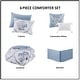 preview thumbnail 13 of 12, Harbor House Pismo Beach 6 Piece Oversized Cotton Comforter Set with Throw Pillows