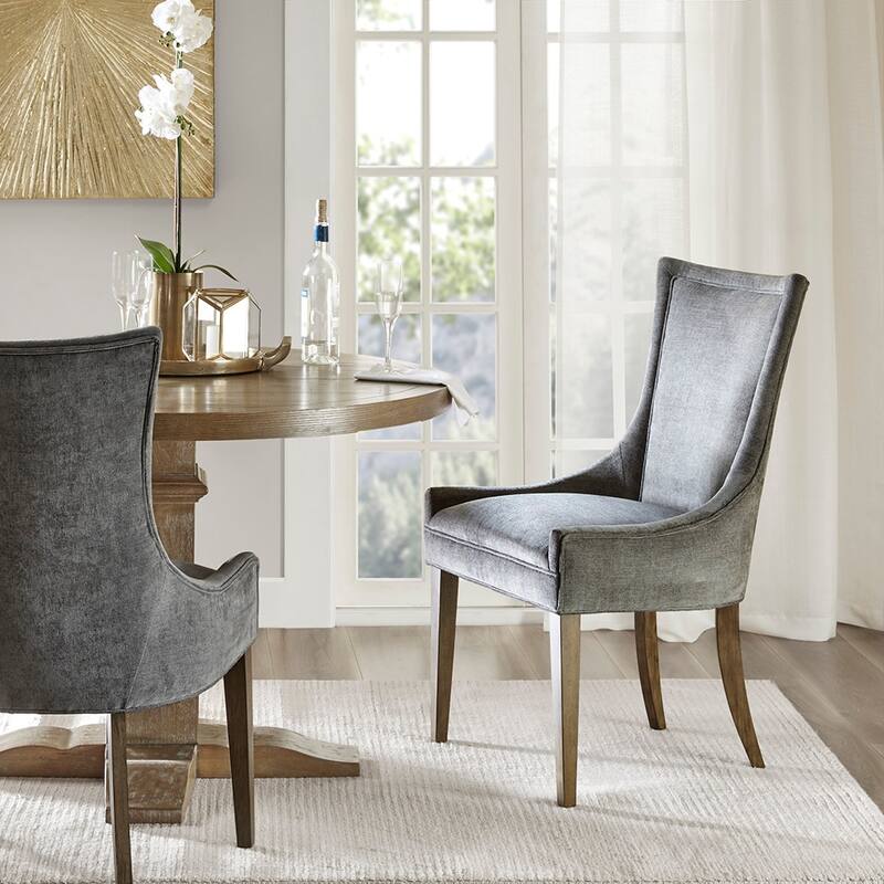 Dining Side Chair Set of 2, Retro Contrast Color Dining Chair