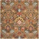 preview thumbnail 63 of 121, SAFAVIEH Fiorello Handmade Blossom French Country Wool Area Rug 3' Square - Green/Multi - Square