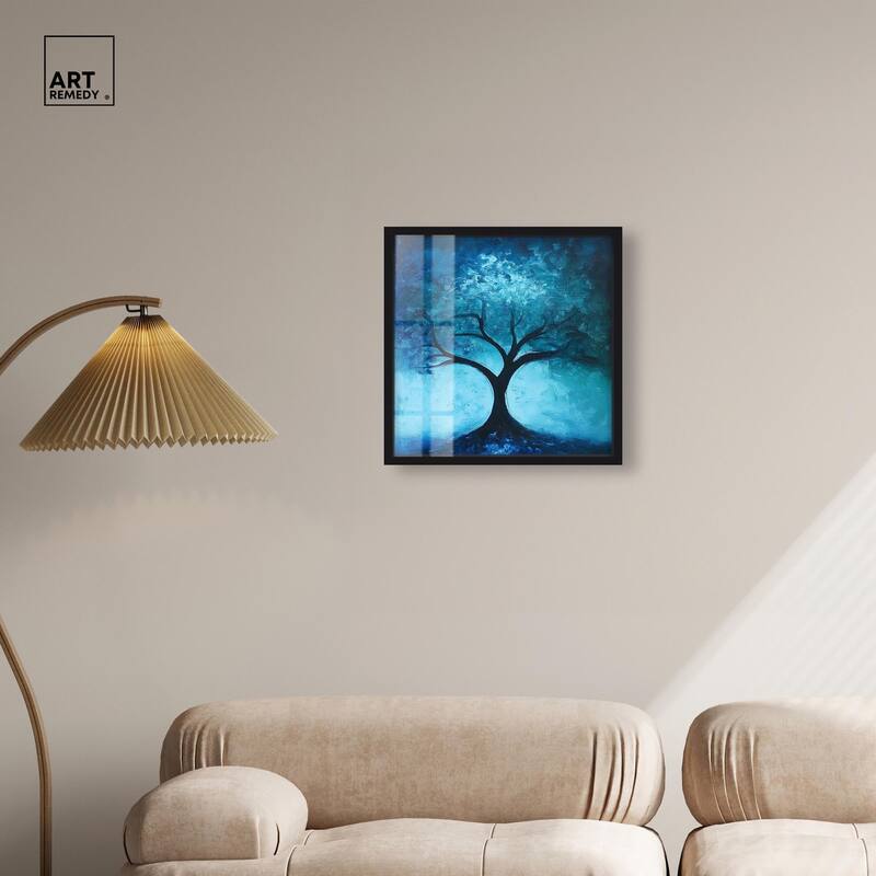 Tree of Opposites III Shadowbox by Art Remedy