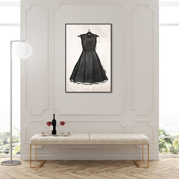 black canvas dress Canvas dress