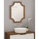 preview thumbnail 14 of 118, Kate and Laurel Hogan Scalloped Wood Framed Mirror