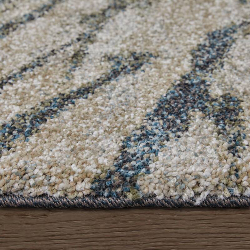 HomeRoots Abstract Bohemian Rectangle Area Rug