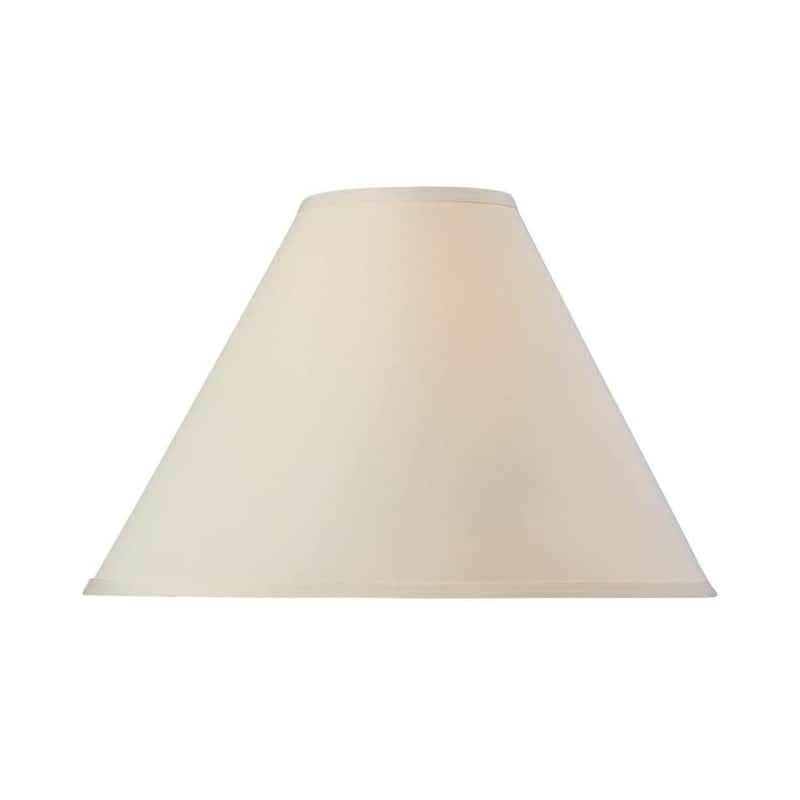 6x18x13 Creme Brulee Eggshell Empire Hard Back Lamp Shade