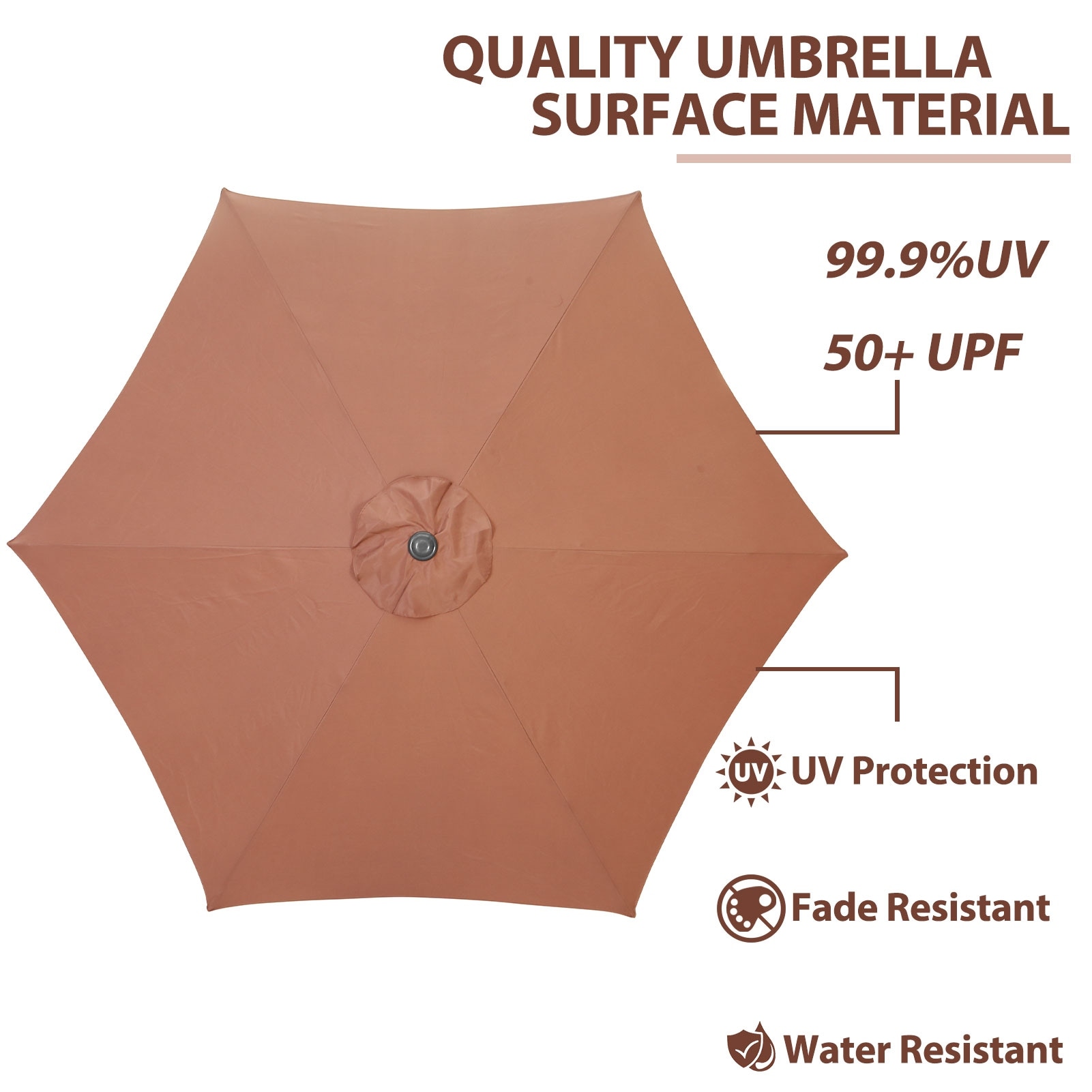 fade resistant patio umbrella replacement UV50+ Cantilever This umbrella is designed to provide ample shade for your outdoor activities 😵‍💫 Tired of buying a