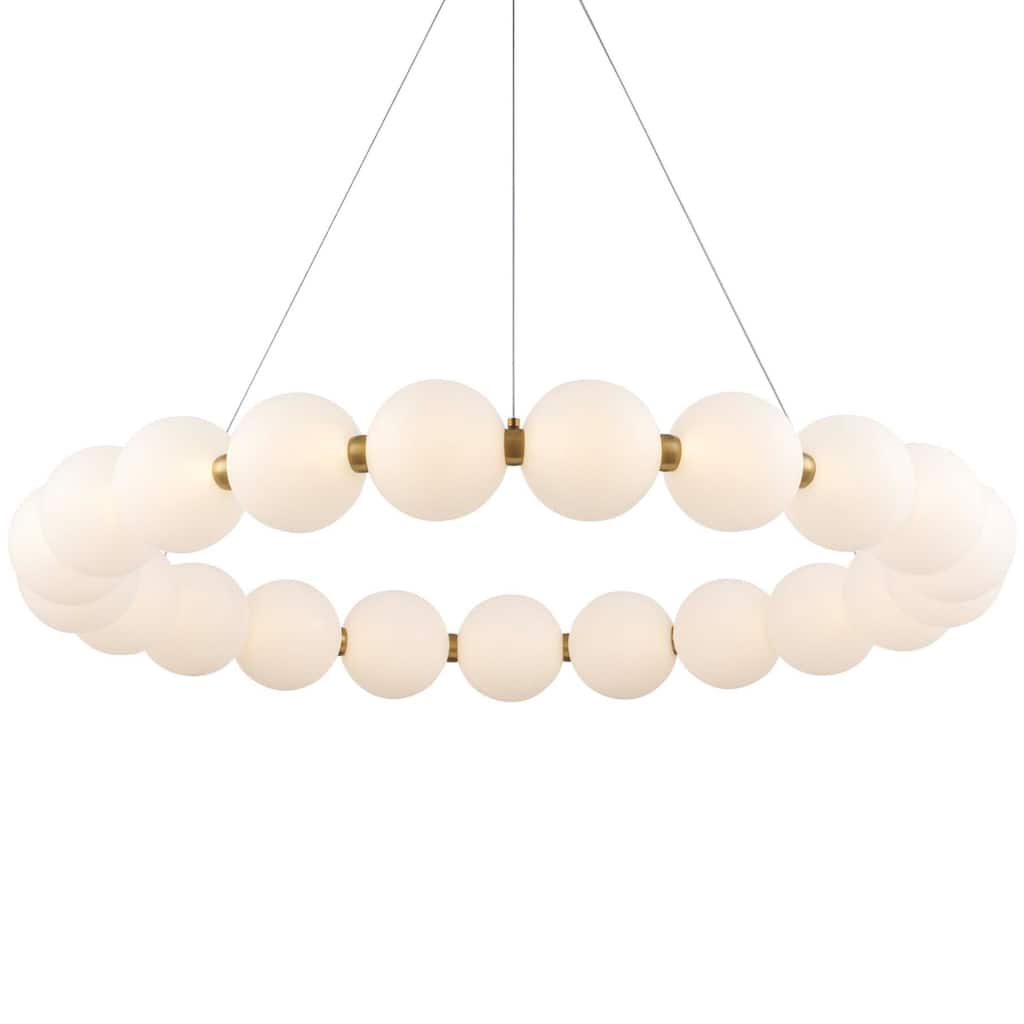 Trans Globe Lighting MDN-1592 Nightingale 35" Wide LED Ring Chandelier