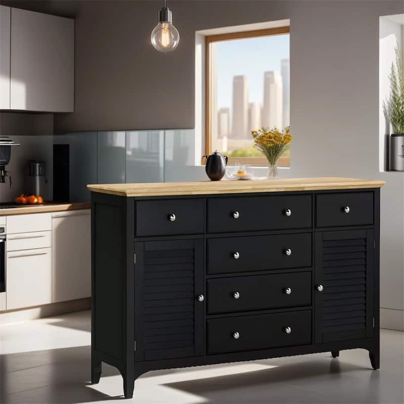 Storage Cabinets with Adjustable Shelves and Magnetic Cabinet Doors - N/A