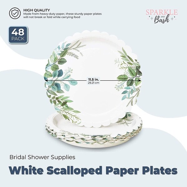 Wedding paper plates and napkins sale