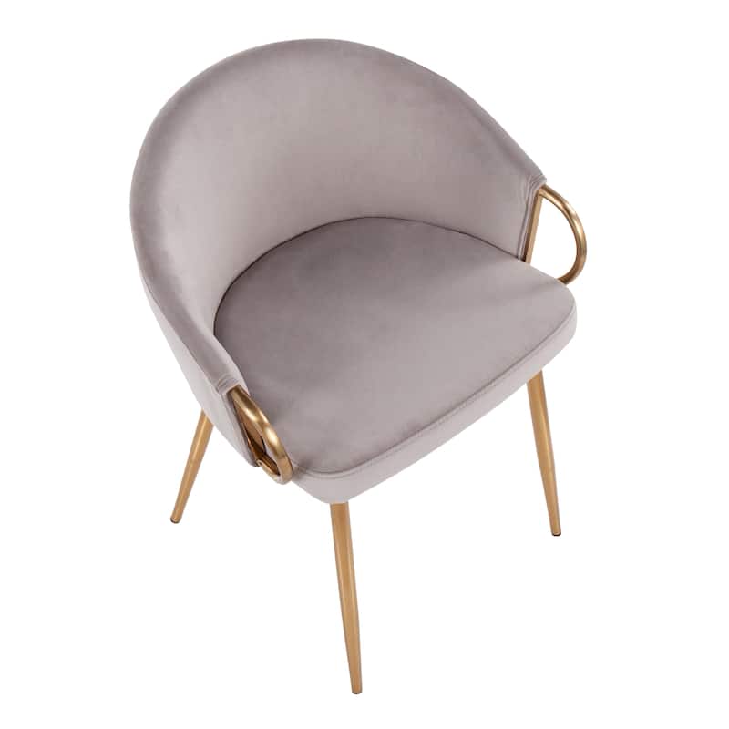 Silver Orchid Battista Upholstered Chair - Set of 2