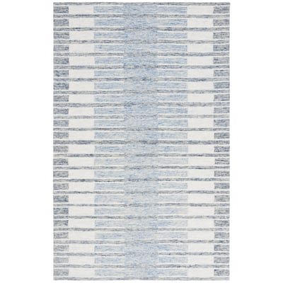 SAFAVIEH Handmade Ebony Annedorte Modern & Contemporary Wool Rug
