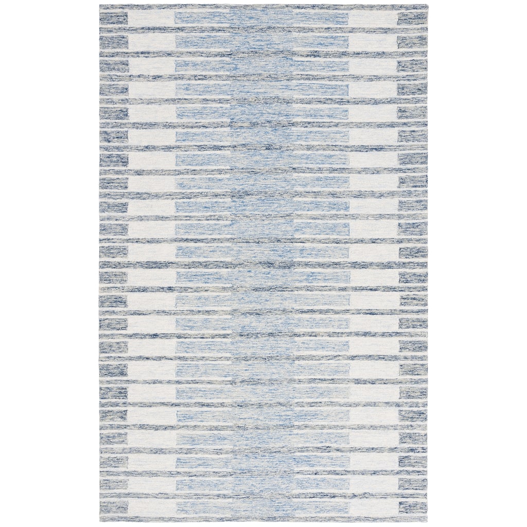 SAFAVIEH Handmade Ebony Annedorte Modern & Contemporary Wool Rug