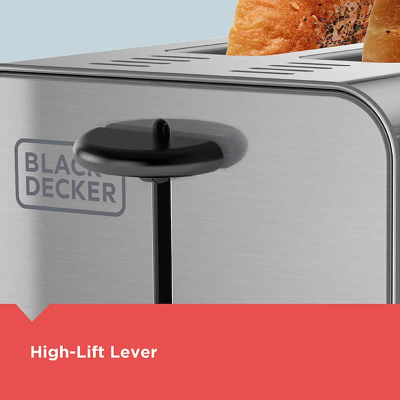 Black and Decker 2 Slice Stainless Steel Toaster