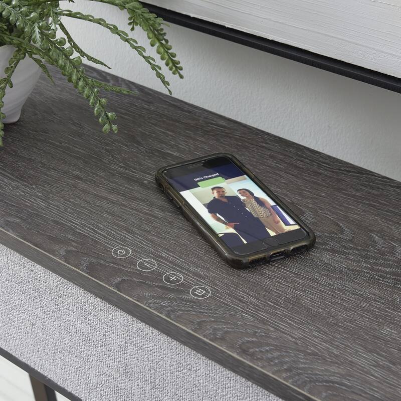 Signature Design by Ashley Sethlen Gray/Black Console Sofa Table - 36"W x 10"D x 30"H