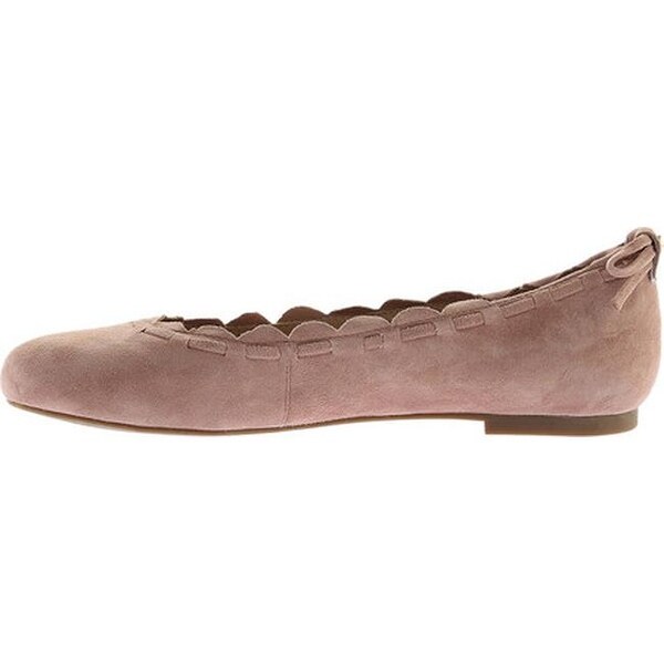 Lucie Ballet Flat Champagne Suede 