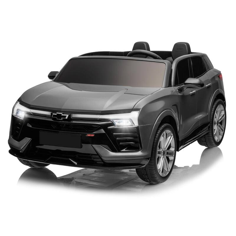 Baby Car 24V 2-Seater SUV Licensed Chevrolet Blazer Ride On Toy w/Parent Remote - Grey