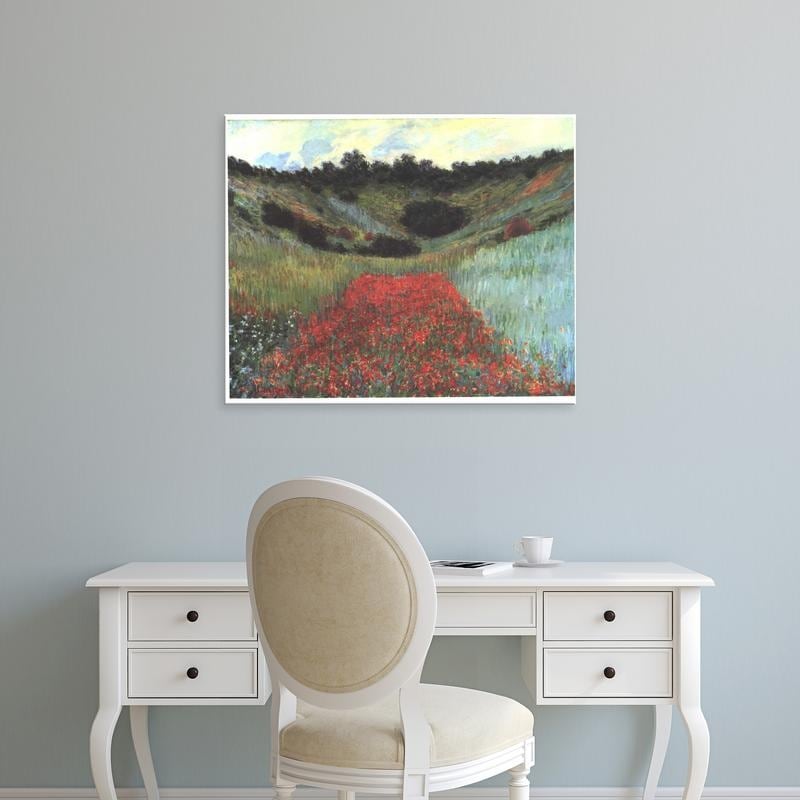 Shop Easy Art Prints Claude Monet S Poppy Field In A Hollow Near