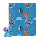 preview thumbnail 6 of 35, NBA Spin Stitch Hugger Pillow & Silk Touch Throw Blanket Set 40x50 inches - Dallas Mavericks