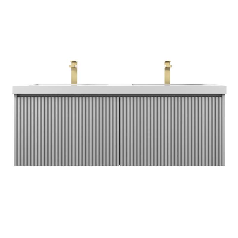 Floating Bathroom Vanity with Sink, Wall Mounted Vanity