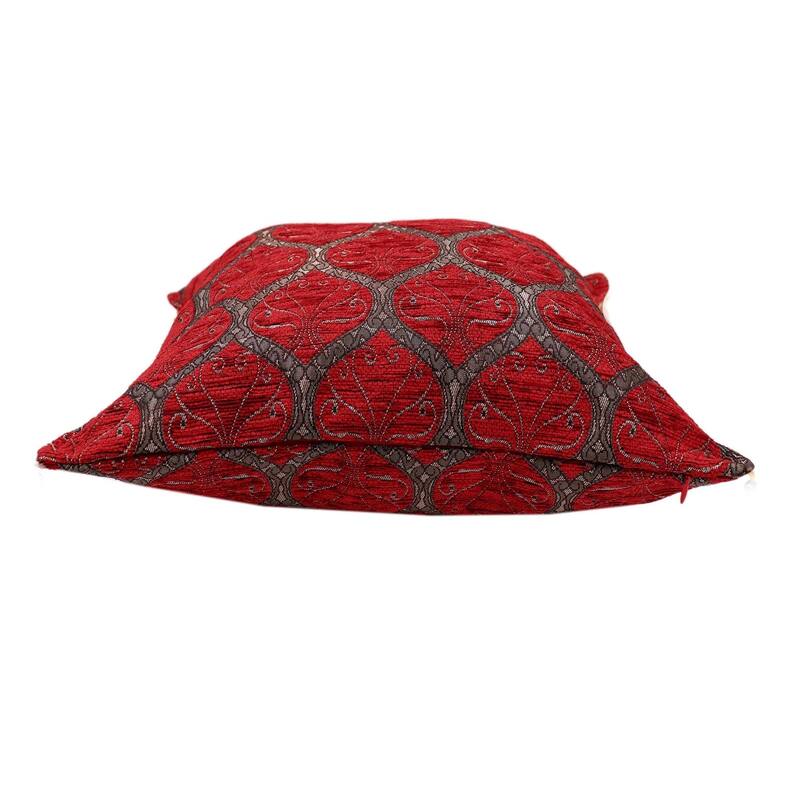 Trellis Myrtus Chenille Decorative Contemporary Turkish Pillow