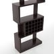 preview thumbnail 12 of 10, Furniture of America 4-tier Bar Cabinet with 24-bottle Wine Rack
