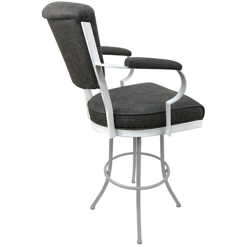 Miami Extra Tall 34" Spectator Metal Bar Stool on Noam Base - 34" Seat Height