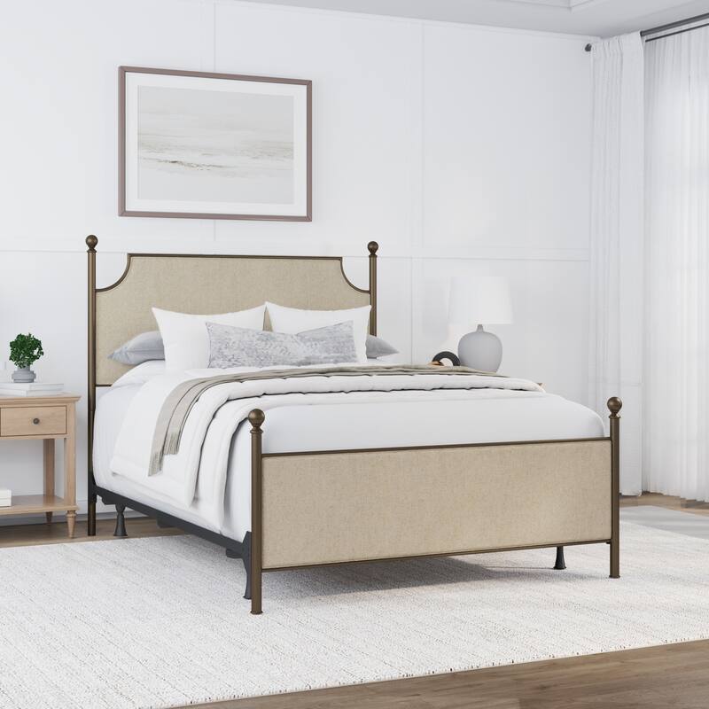 Hillsdale Furniture McArthur Metal and Upholstered Bed