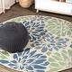 preview thumbnail 8 of 119, JONATHAN Y Marvao Modern Floral Textured Weave Indoor/Outdoor Area Rug