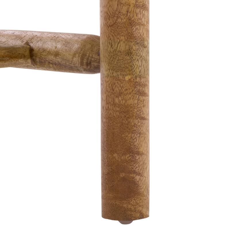 SAFAVIEH HOME Enrique Bench with Rattan Weaving - 16"W x 35"D x 18"H