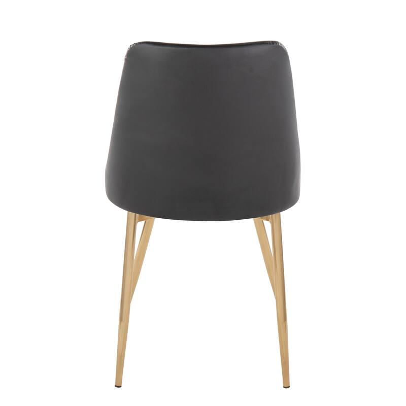 Carson Carrington Ockelbo Dining Chair with Tapered Metal Legs (Set of 2)