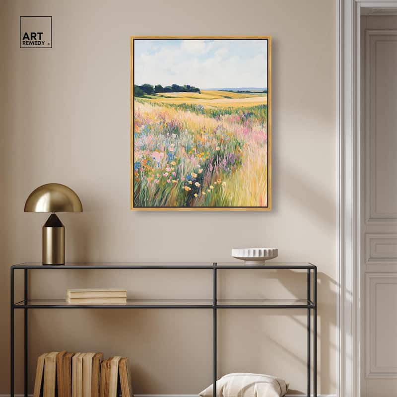 Open Field II Canvas by Art Remedy