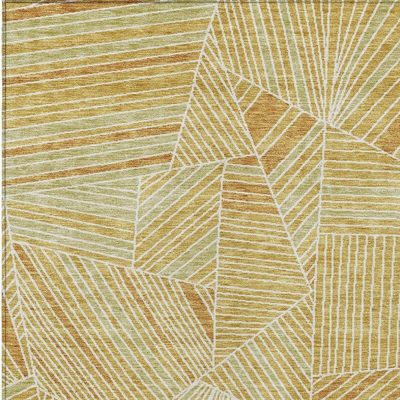 HomeRoots Geometric Transitional Rectangle Outdoor Rug