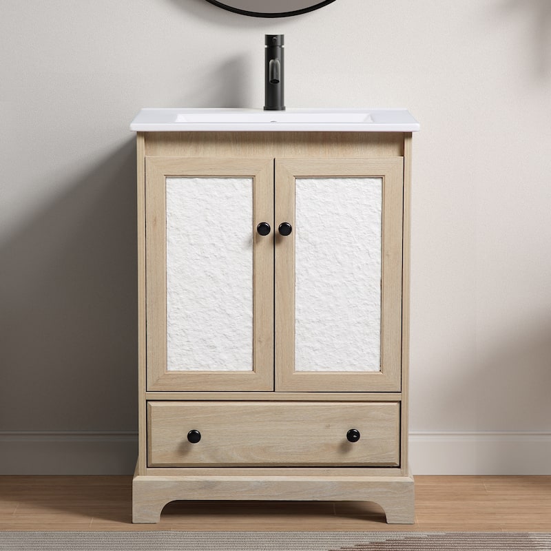 FreeStanding Bathroom Vanity Cabinet with Door and Drawer without Sink