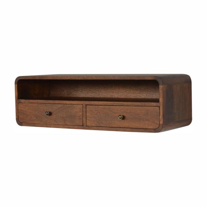 Artisan furniture Floating Chestnut Open Console