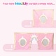 preview thumbnail 6 of 27, Max & Lily Twin Low Loft Bed with Slide & Princess Curtain