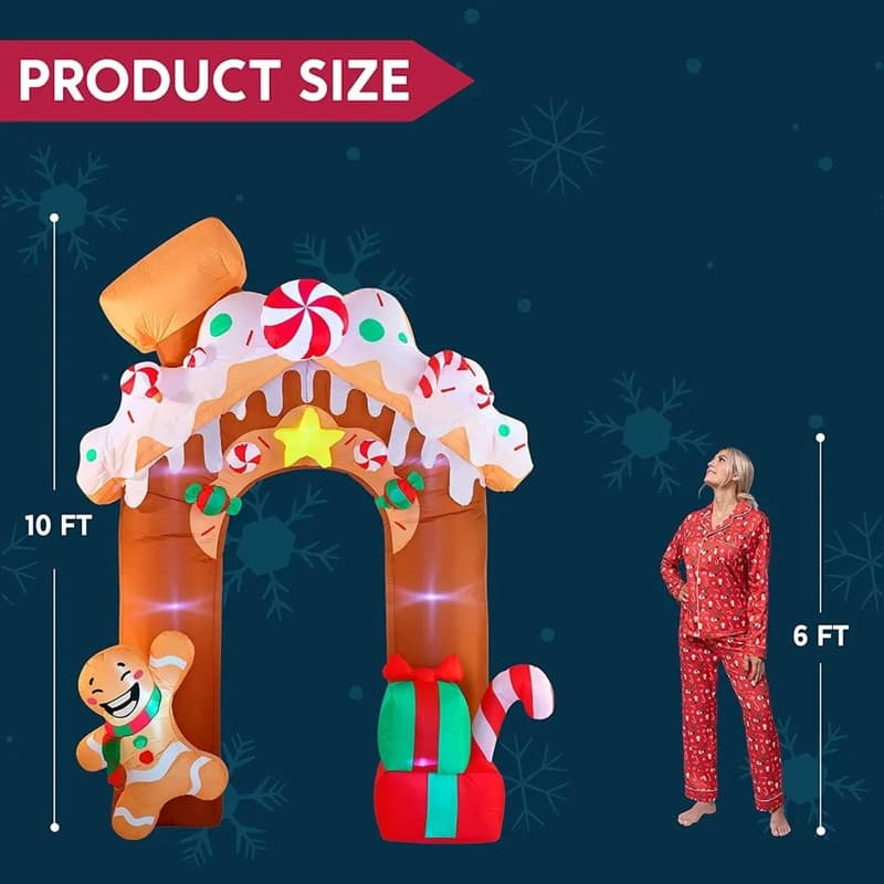 Gingerbread Arch Inflatable