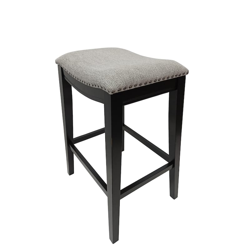 Carolina Living Sawyer 30" Saddle Barstool - Set of 2